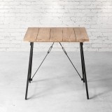 BISTRO TABLE LAT RECYCLED TEAK 75 - DINING TABLES